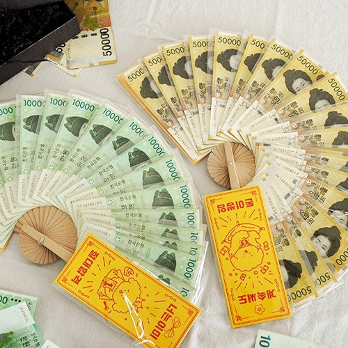 반전 용돈 돈 부채 만들기 DIY 키트 부모님 현금 이벤트 선물 - 에듀팜몰